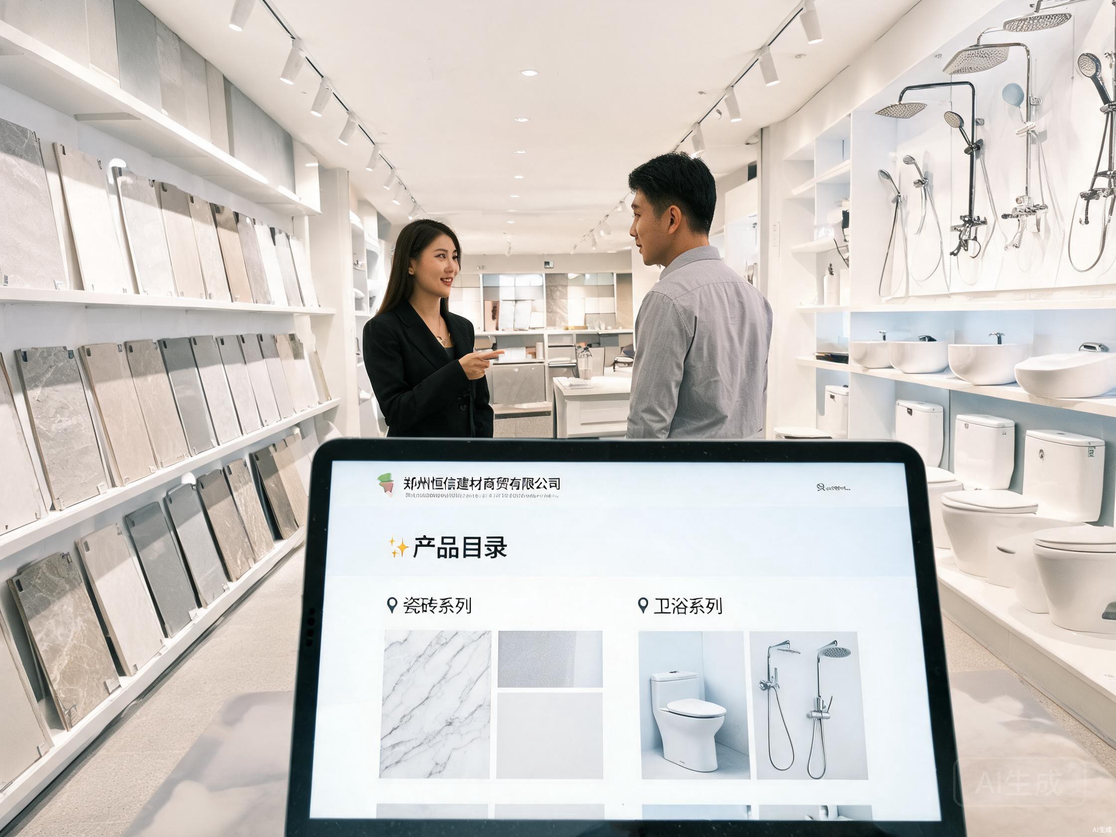 郑州某商贸企业官网定制案例